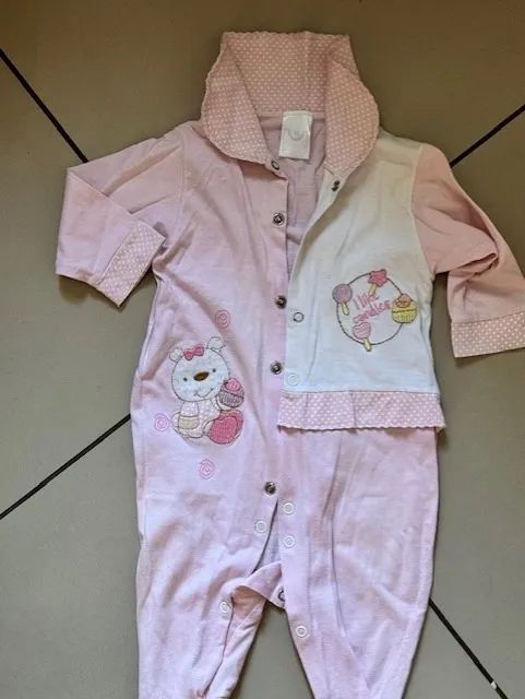 macacao G cor rosa para bebe - Foto 2