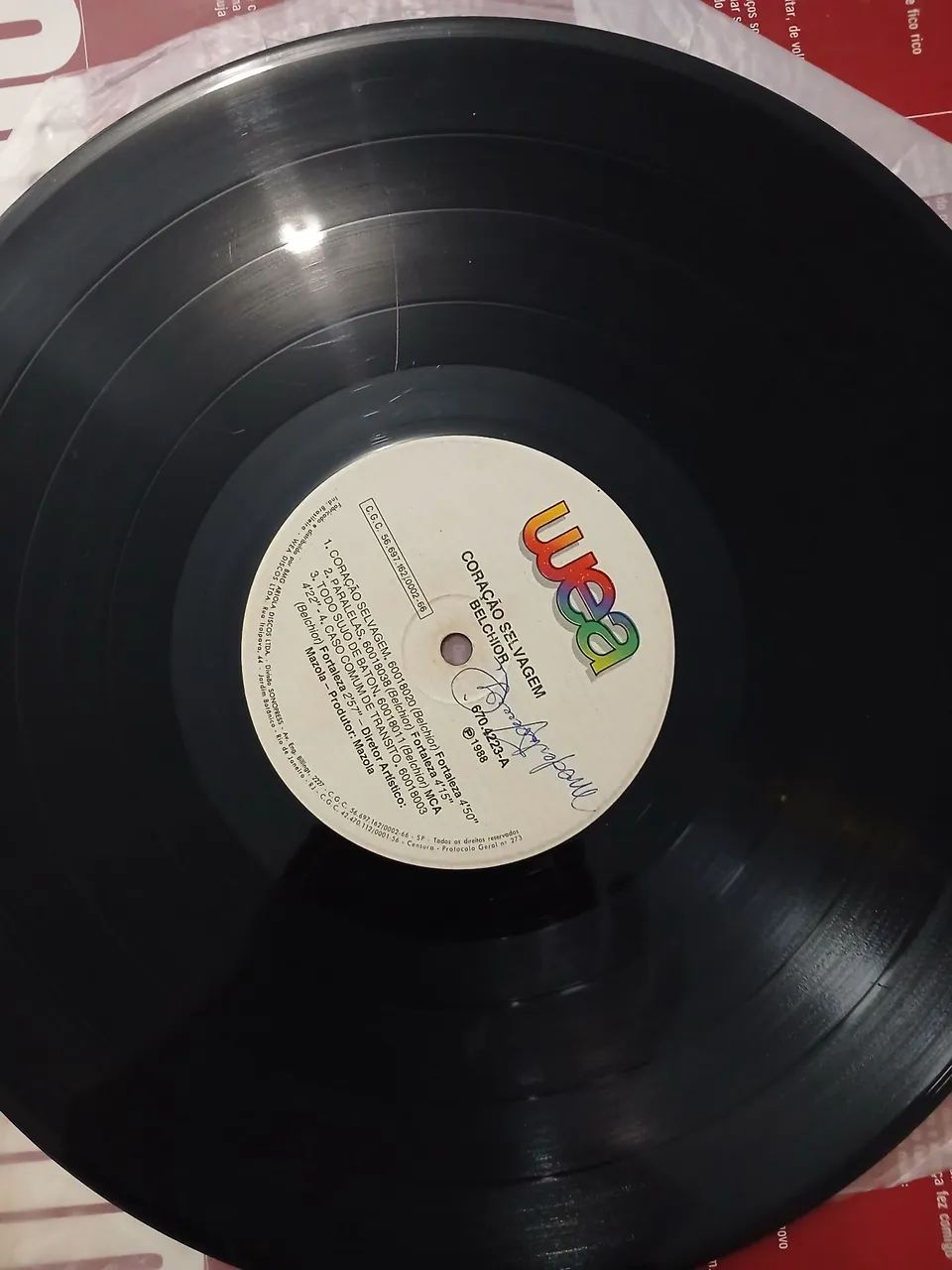 Lp Belchior "coração selvagem" usado  - Foto 4