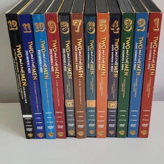 dvd two and a half men (coleção completa)