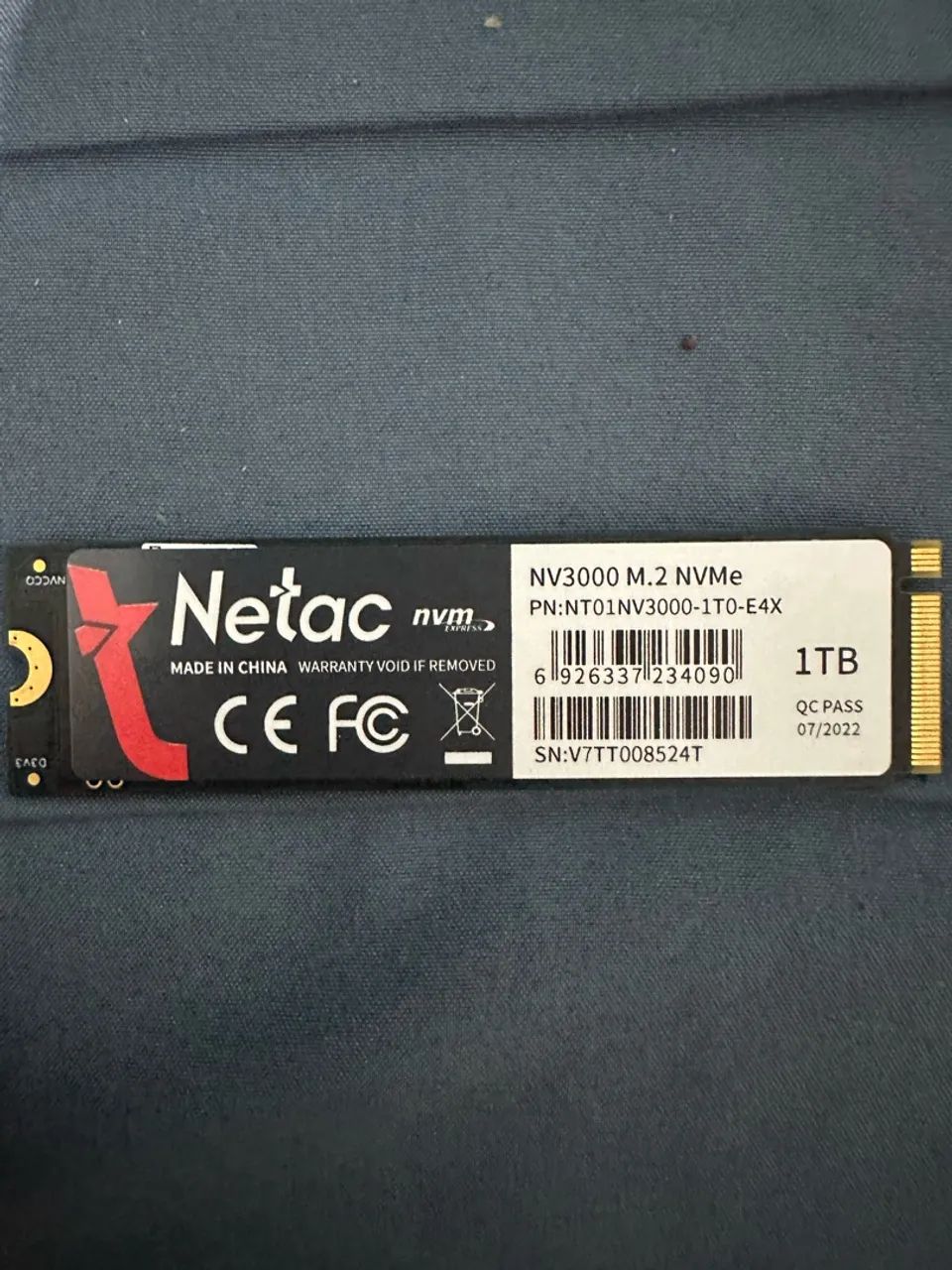SSD NVME Netac 1tb 3000mb/s - Foto 2