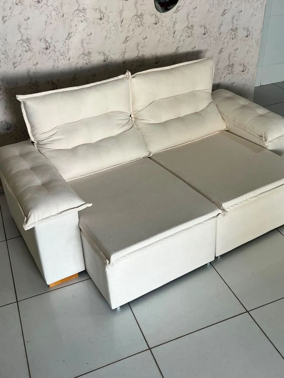 Promoção única sofá Premium retrátil e reclinável  - Foto 5