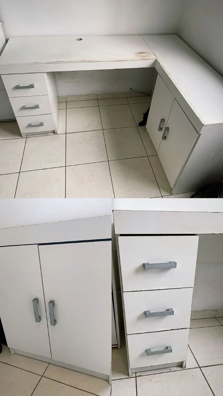 Mesa escritório em L - Foto 3