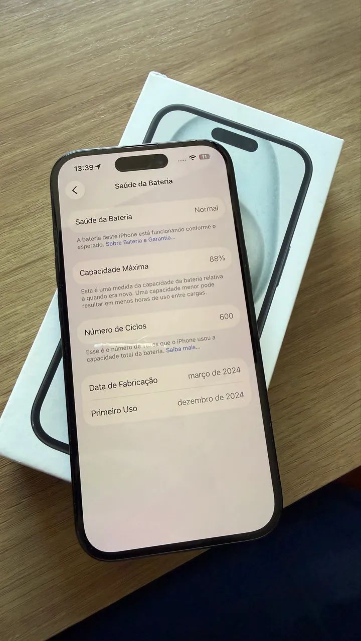 iPhone 15 256GB - Ótimo estado  - Foto 5