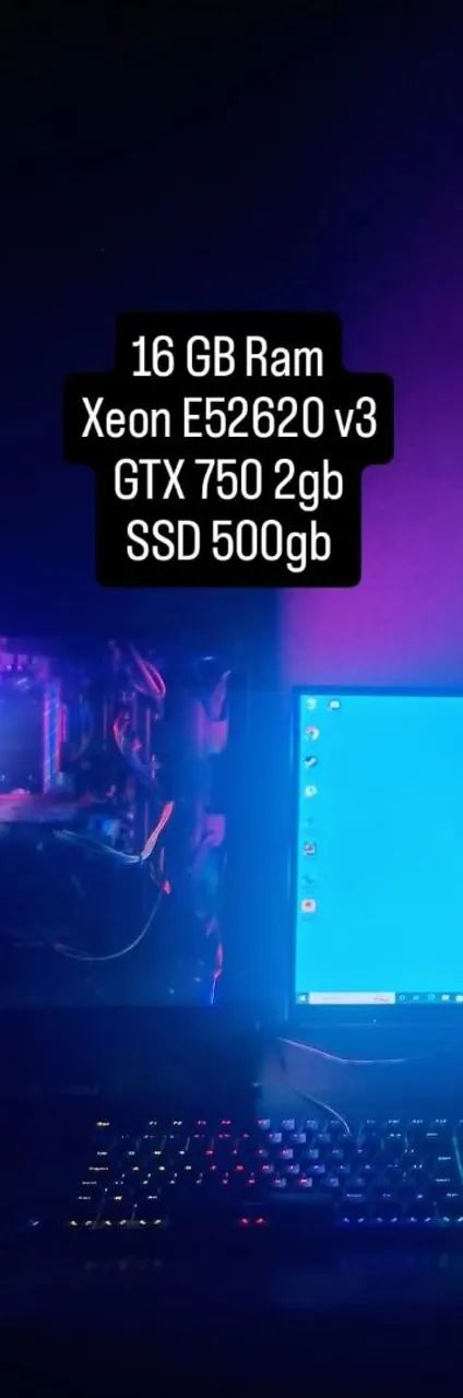 Pc gamer xeon ddr5  16 de ram  - Foto 3