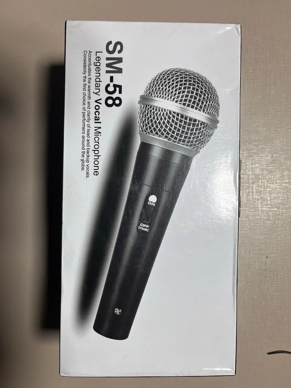 Microfone SM-58 Novo na caixa  - Foto 2