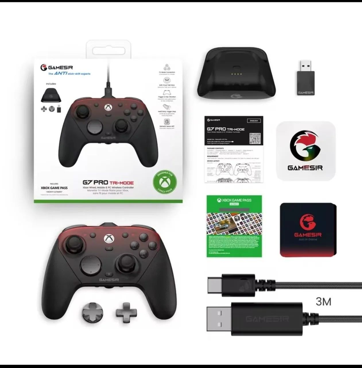 Controle GameSir G7 Pro Tri Mode para Xbox PC e Android - Foto 3