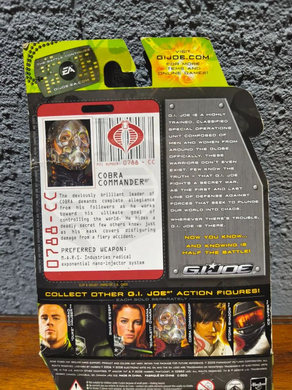G.I.JOE 25H ROC/ COBRA COMMANDER - Foto 2