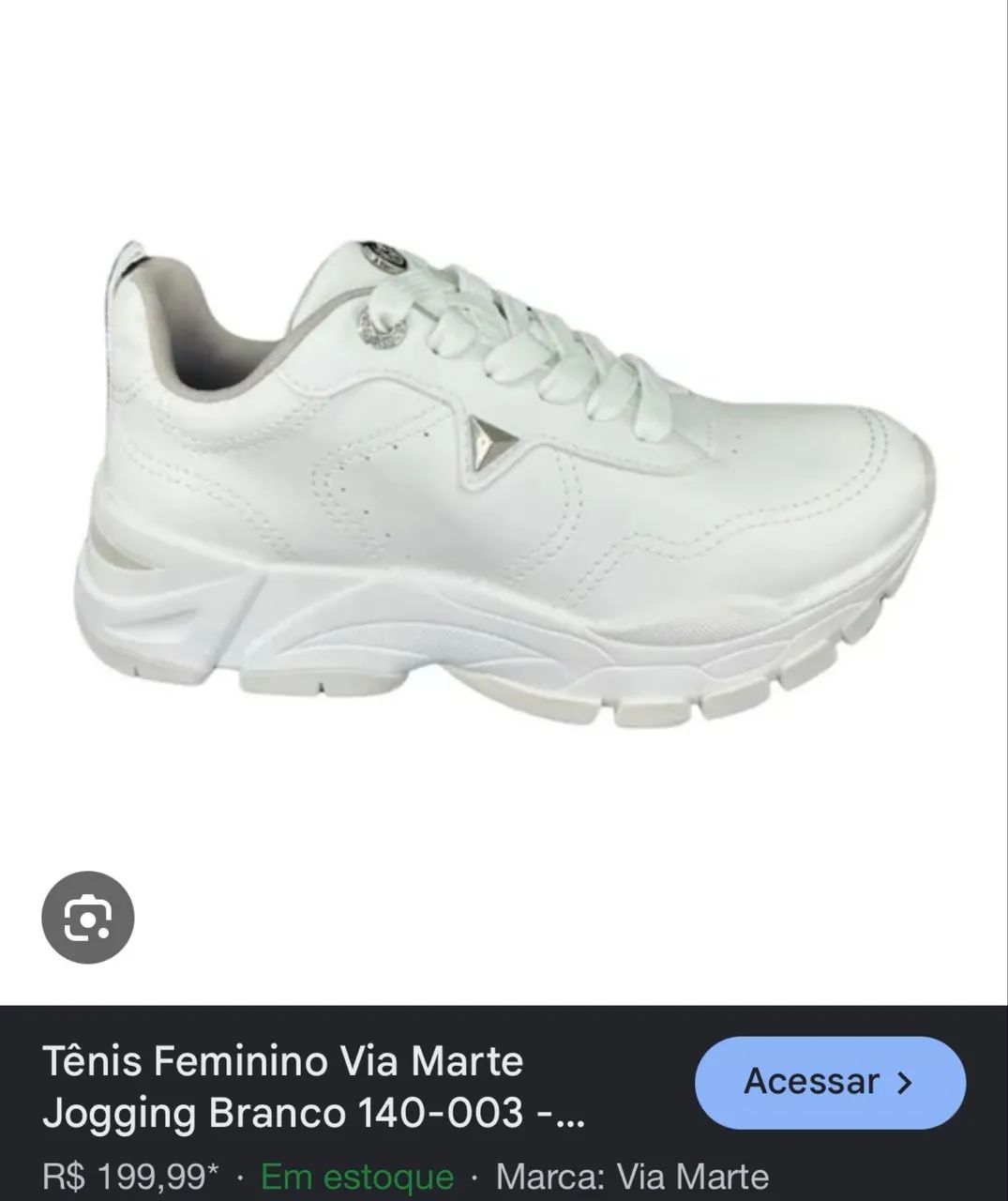 Tênis branco Via Marte  - Foto 3