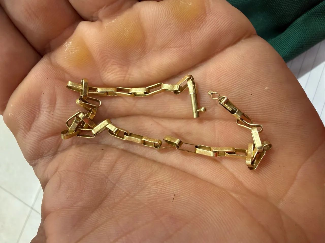 Pulseira de ouro 18k 5g  - Foto 4