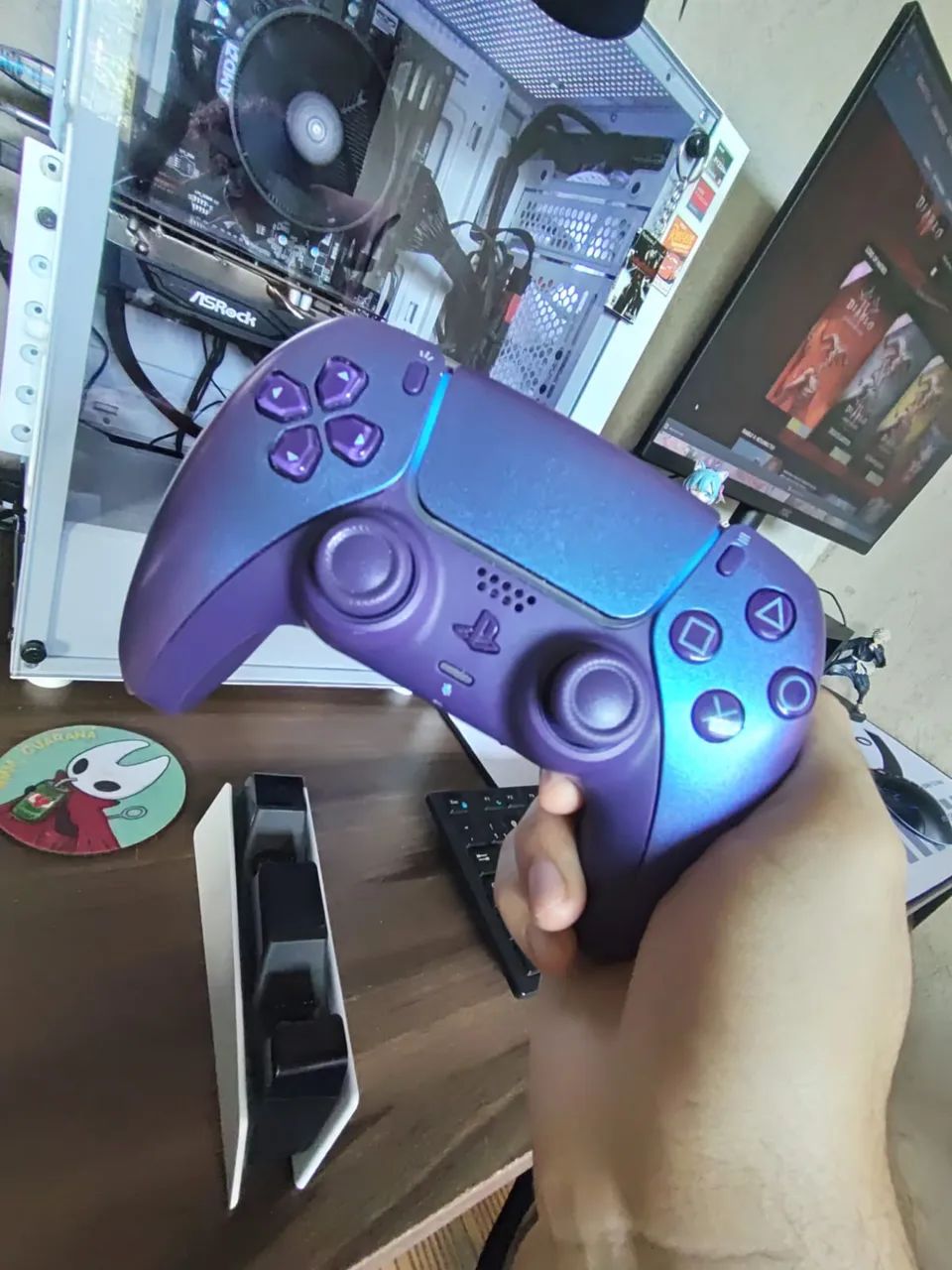 Controle + base ps5