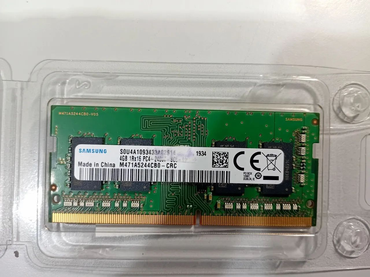 Memoria ram 4gb Sodim para Notbook 