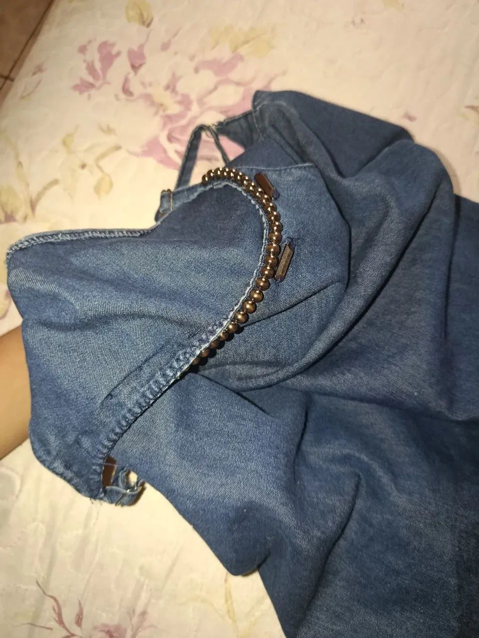 Blusinha jeans  - Foto 3