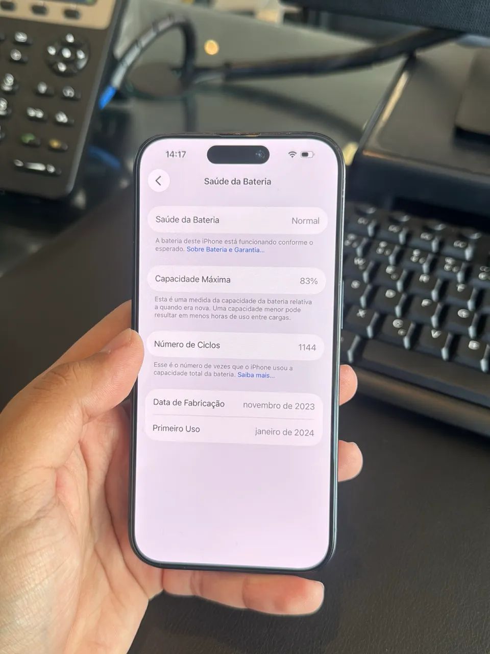 iPhone 15 Pro 256gb Azul Extra - Celulares e Smartphones - Jardim