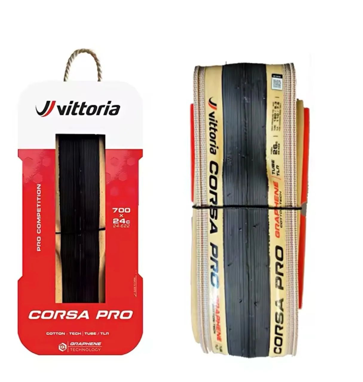 Pneu Vittoria Corsa PRO TLR 700x30 bege - Ciclismo - Área