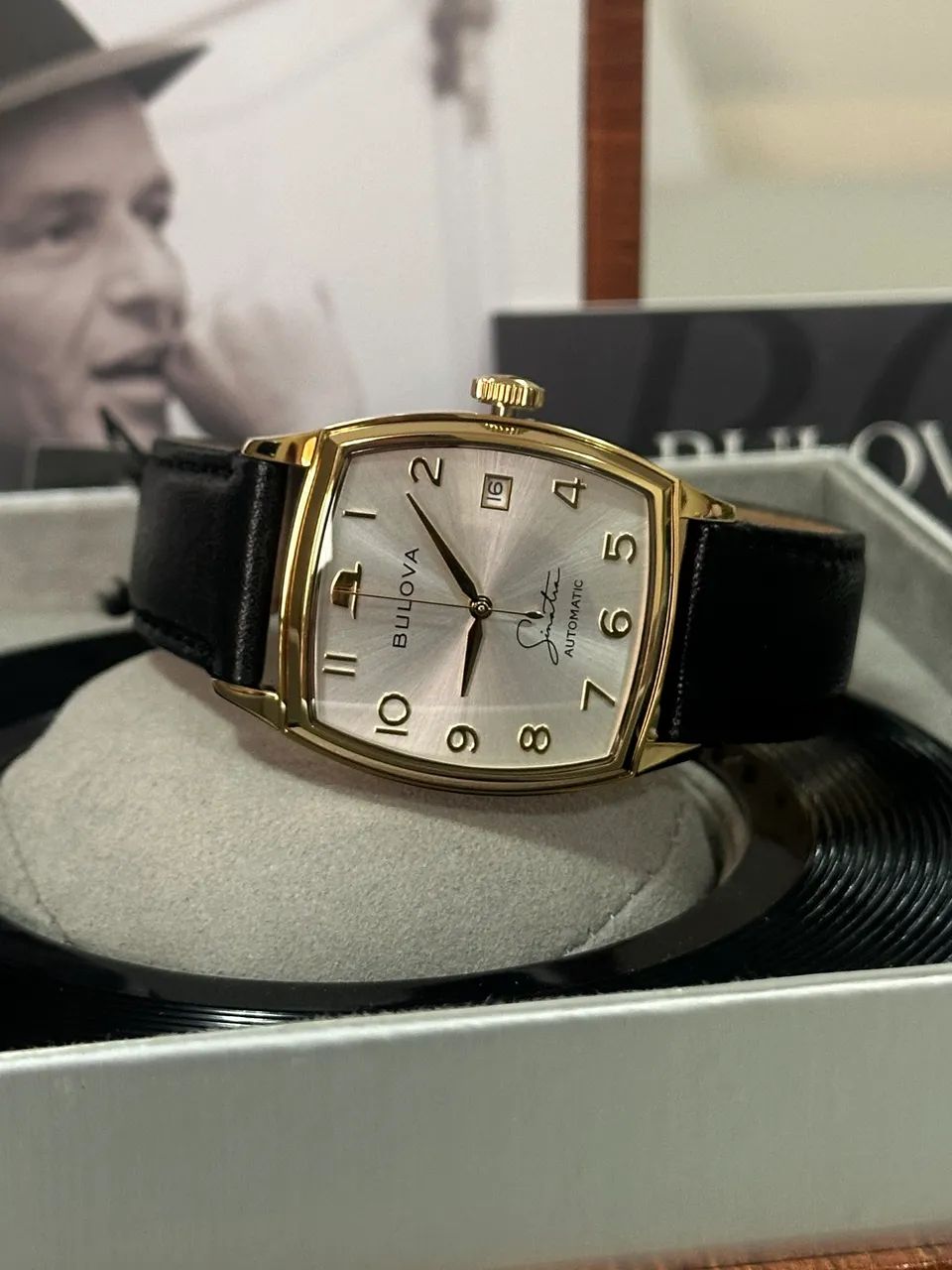 Relógio Bulova Sinatra 97b197 automático novo  - Foto 4