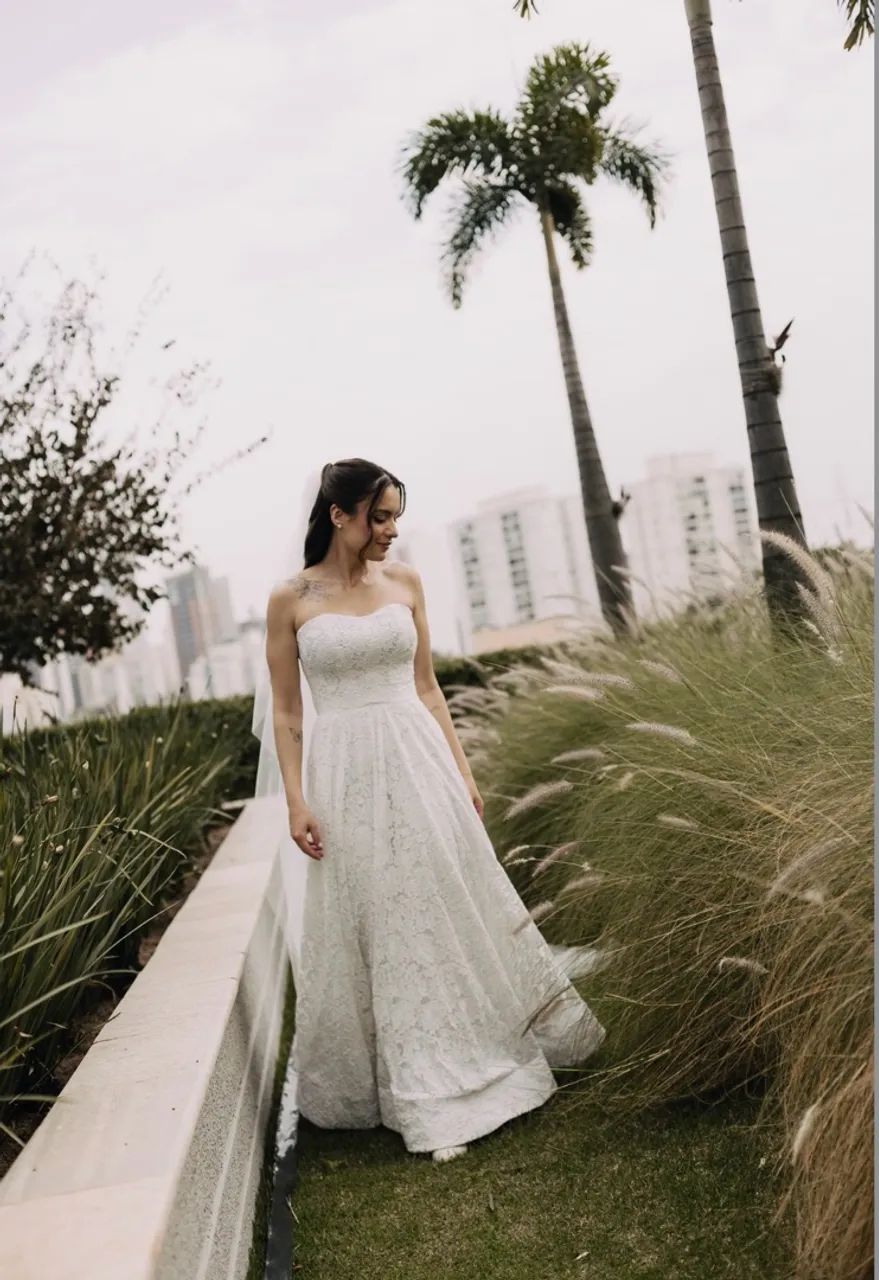 Vestido de noiva - renda 