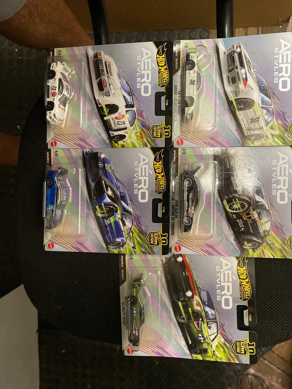 Hot wheels premium Aero styles coleção completa