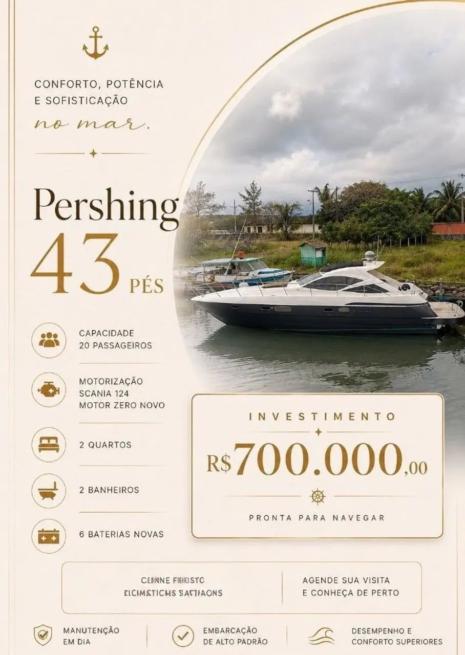 Pershing 43 pés 