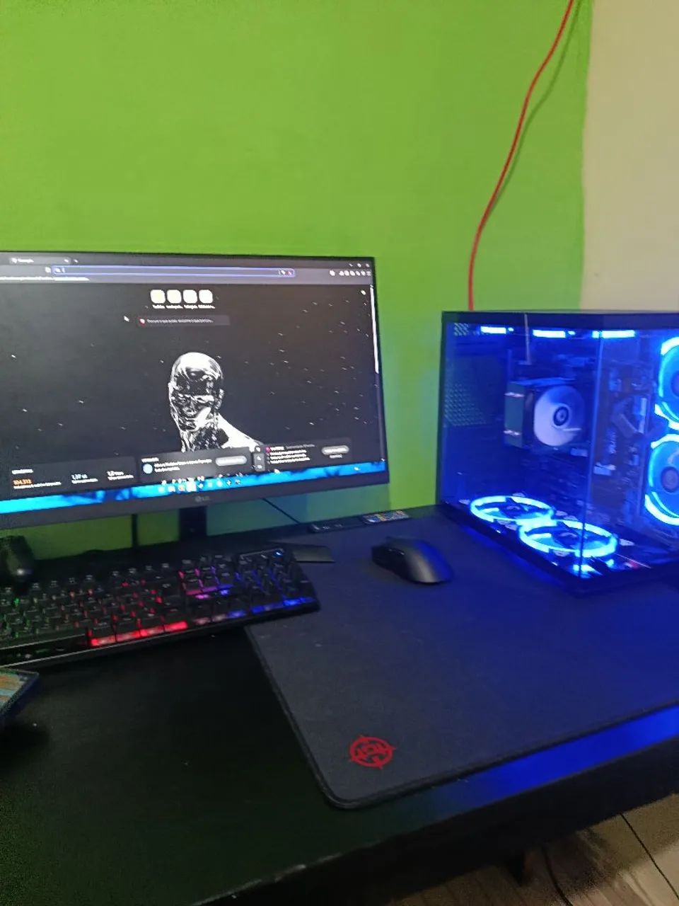 Vende-se um Computador Game! Garantia da OLX! Valor4.000 pagamento via pix ou 4 vezes ?