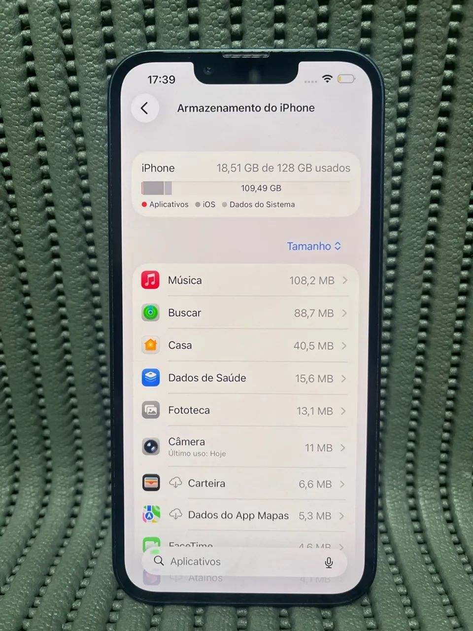 iPhone 13 - 128 GB - Azul Escuro - Carregador e Capinha - Foto 5