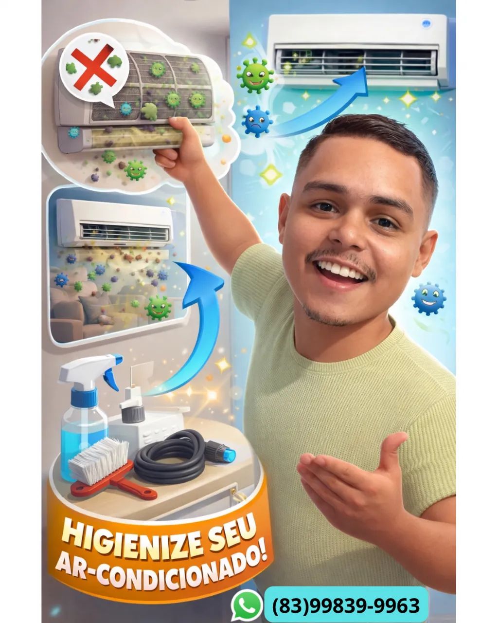 Higienização de ar-condicionado! - Foto 5