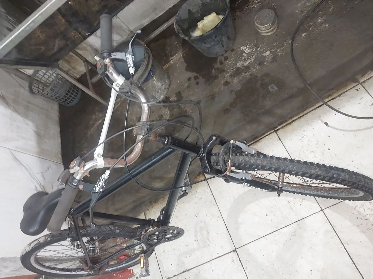 Bicicleta  aro 26 de aço  - Foto 2