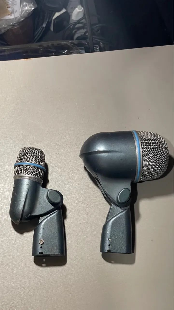 Vendo dois microfones para bateria  - Foto 2