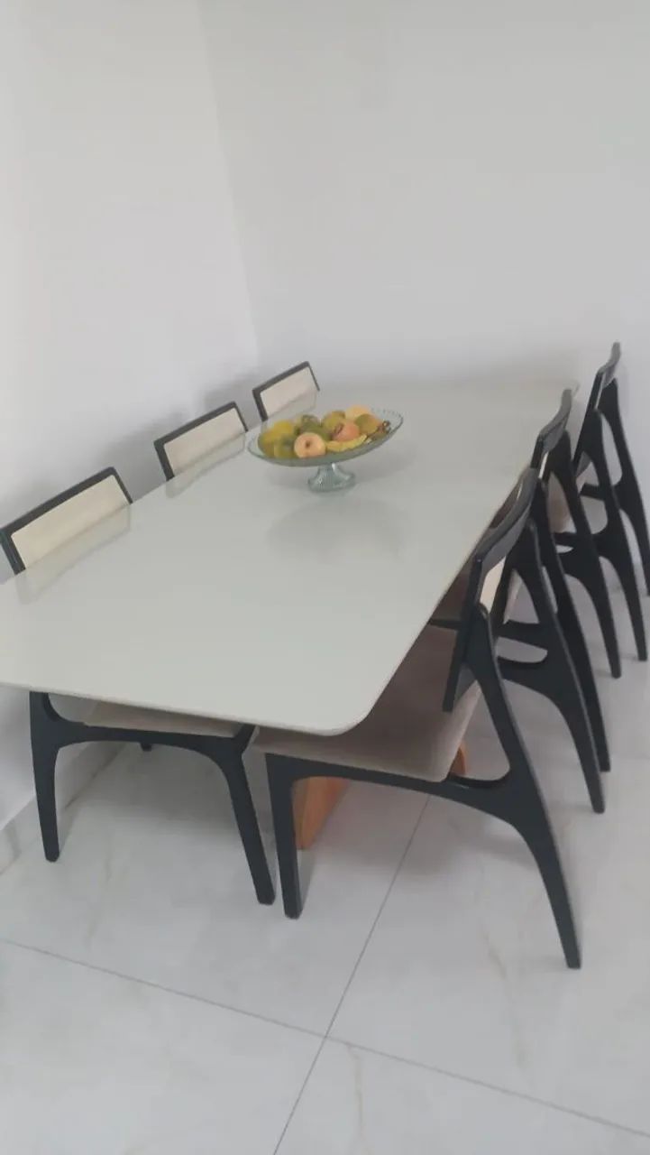 Sala de jantar com 6 cadeiras - Foto 2