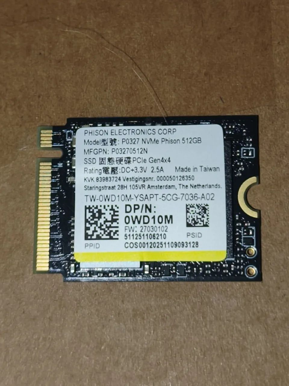 SSD Phison NVME 500GB Pcie4.0 - Armazenamento - da Luz, Nova