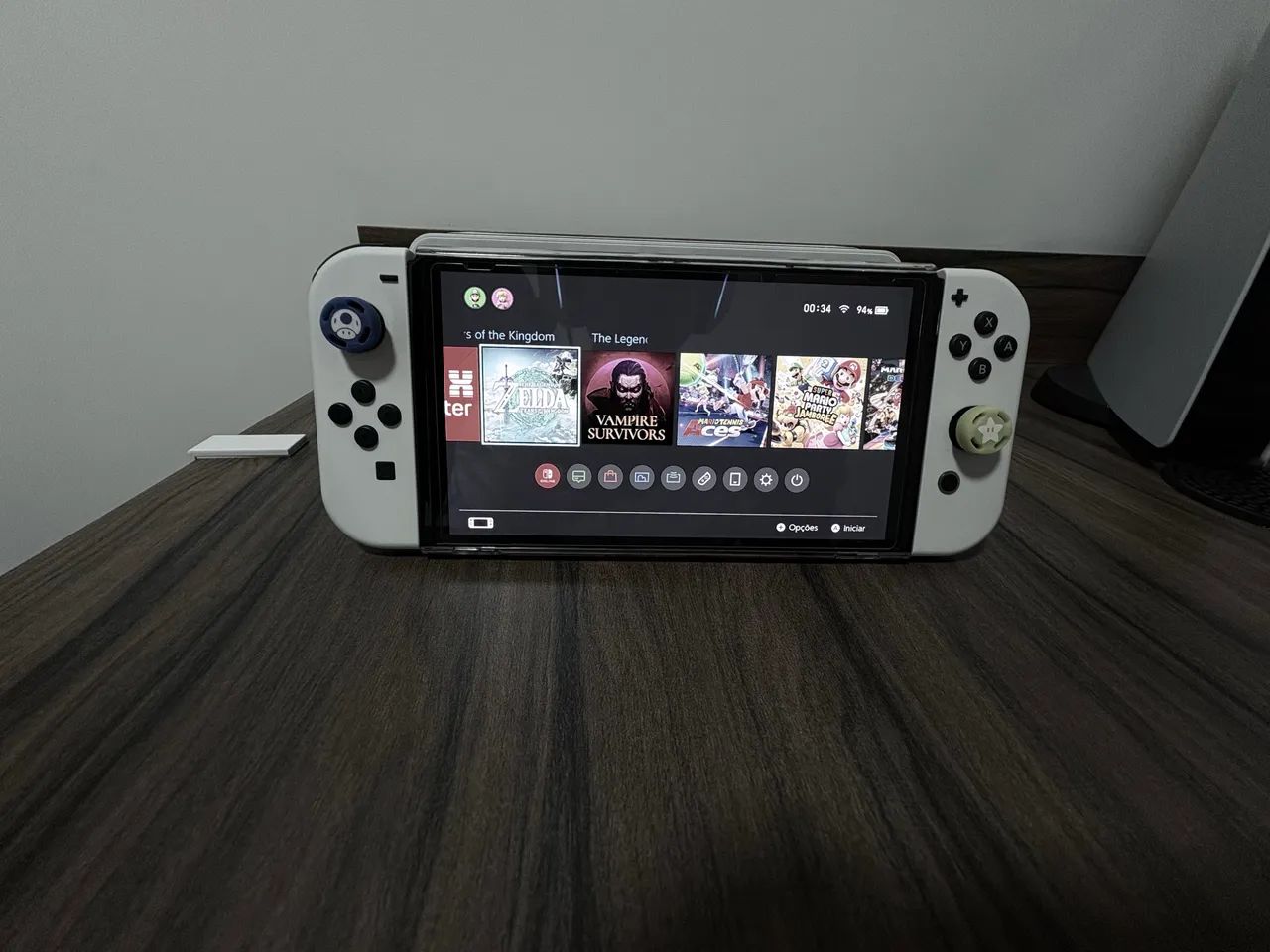 Switch Oled Desbloqueado Sd256gb