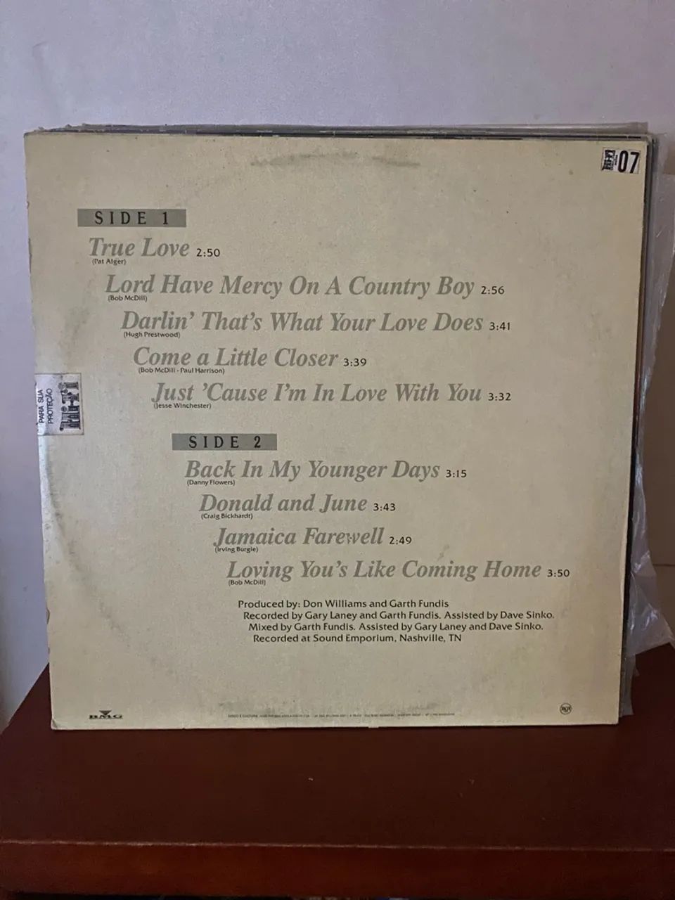 Vinil Don Willians True Love - Foto 2