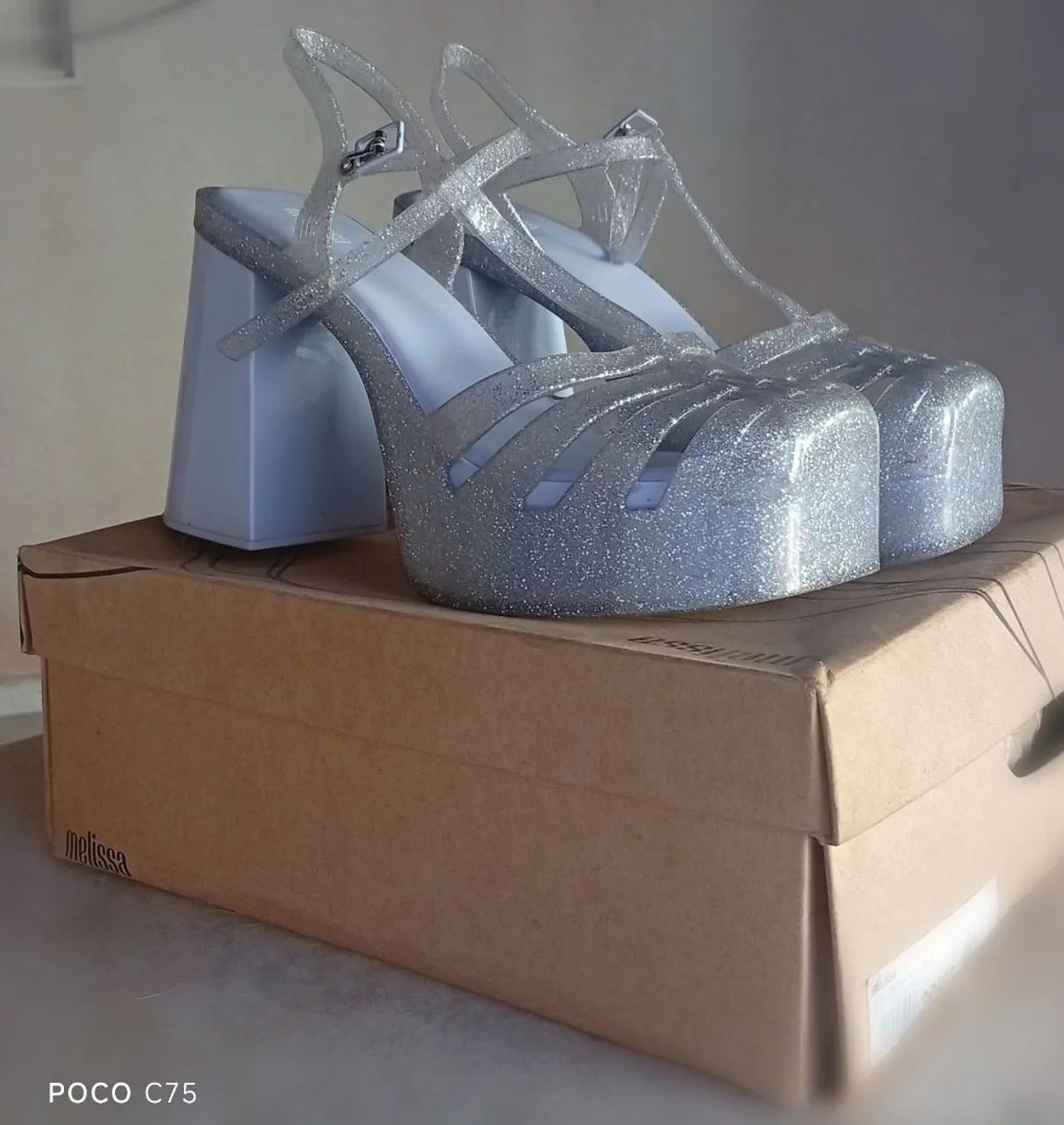 MELISSA DANCE HELL VIDRO GLITTER ORIGINAL 