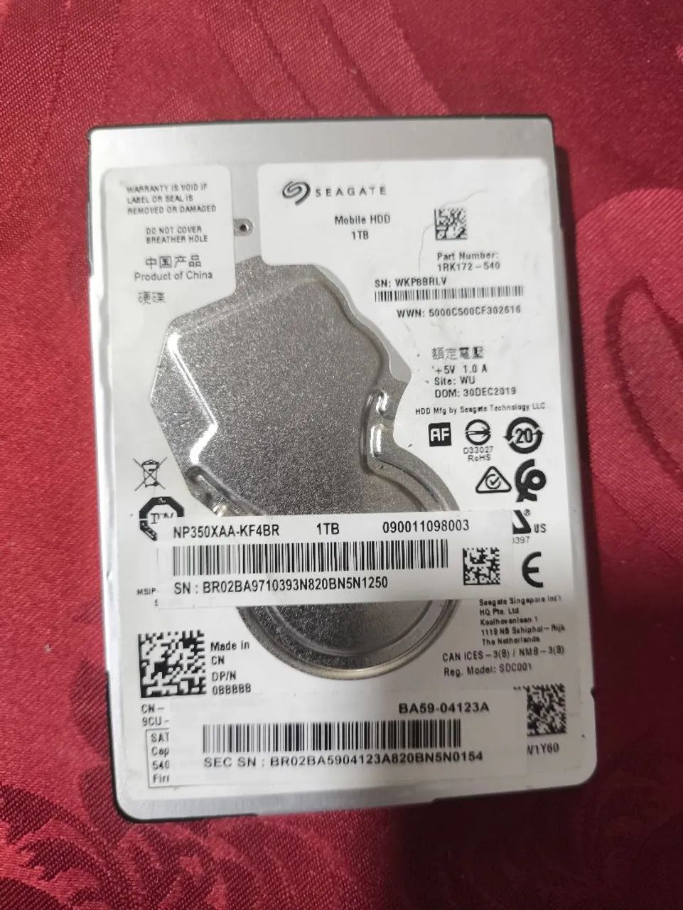 HD 1TB - Seagate 