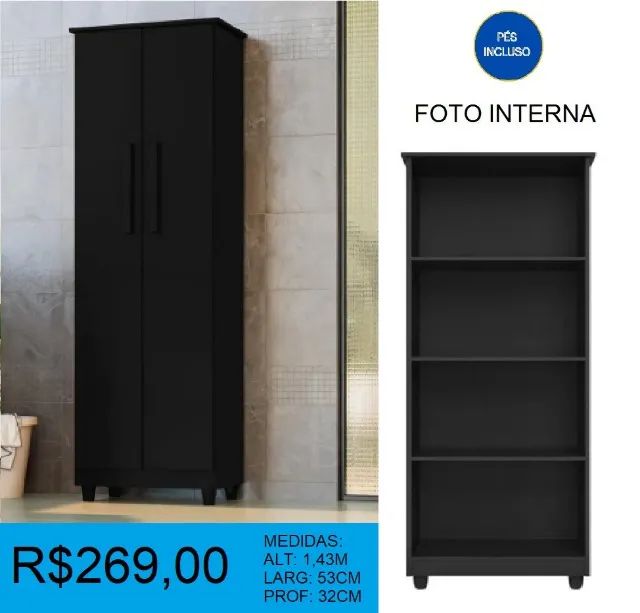 Multiuso larg:53cm alt:1,43m - à pronta entrega - Foto 4