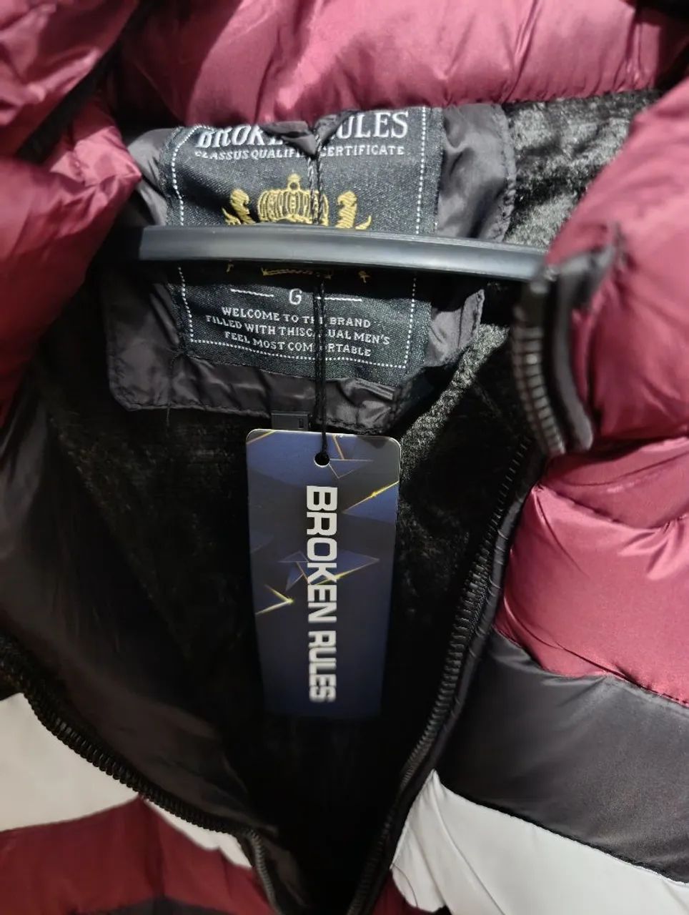 Jaqueta puffer BROKENRULES NOVA COM ETIQUETA - Foto 4
