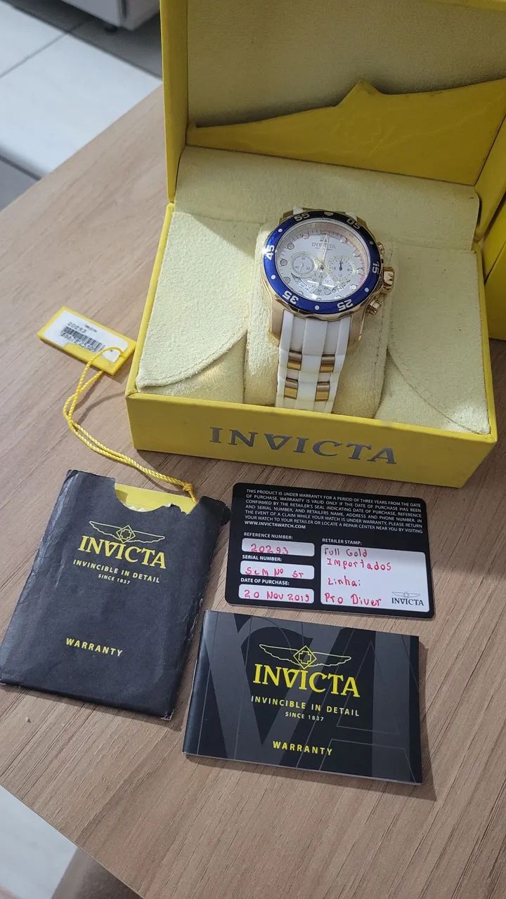 Relógio invicta pro driver