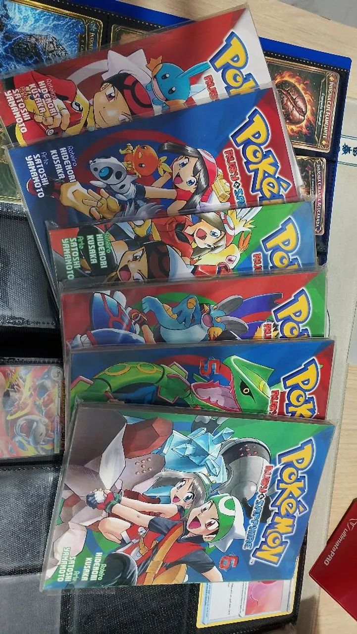 Manga pokemon ruby e saphire 1 ao 6