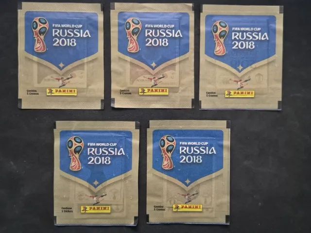 Pacote Lacrado Figurinhas Copa Do Mundo 2018