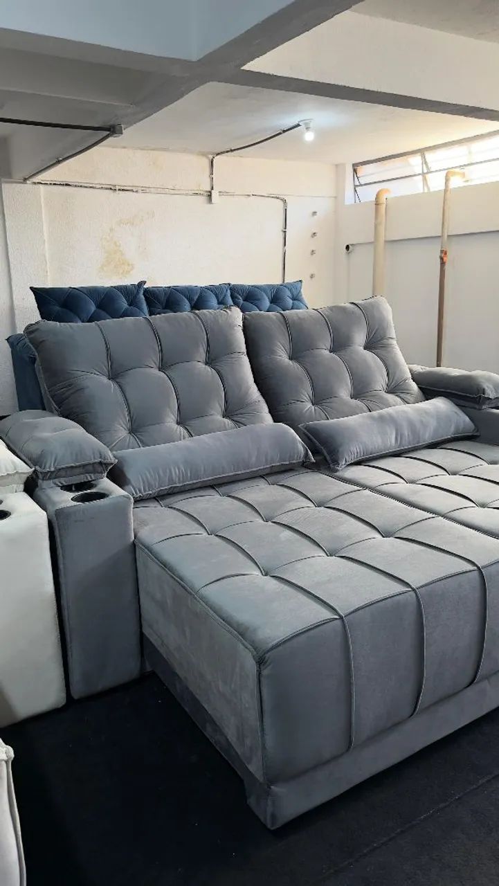 Sofa com porta copo  - Foto 5