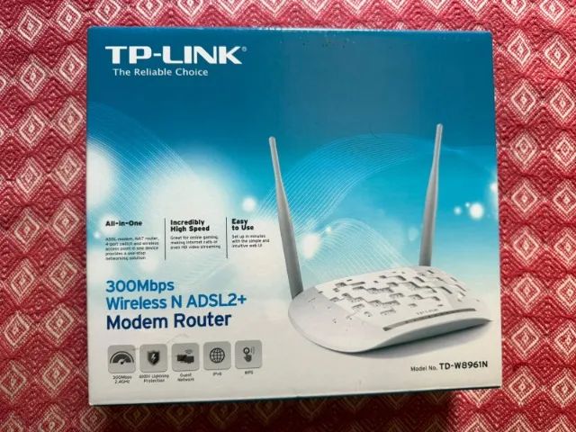 Roteador Modem TP-Link TD-W8961N - NOVO E LACRADO