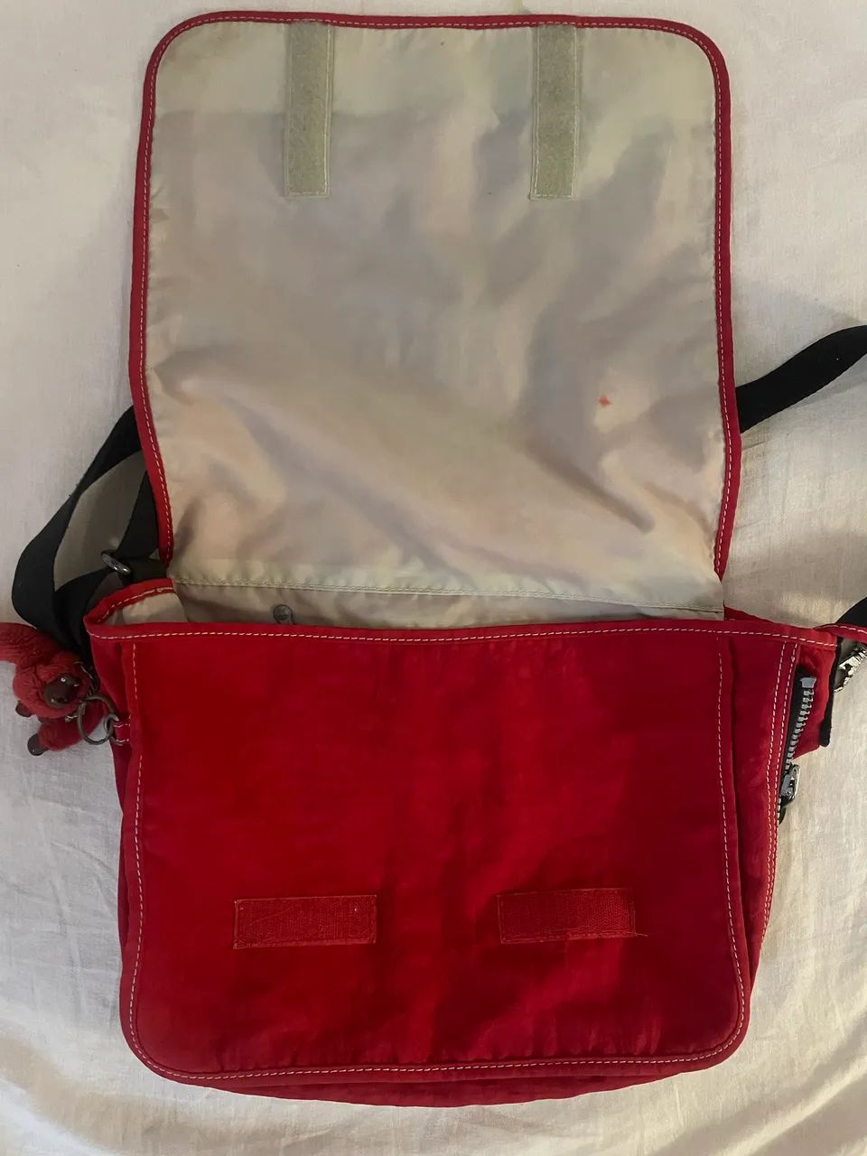 Bolsa Kipling Original vermelha  - Foto 2