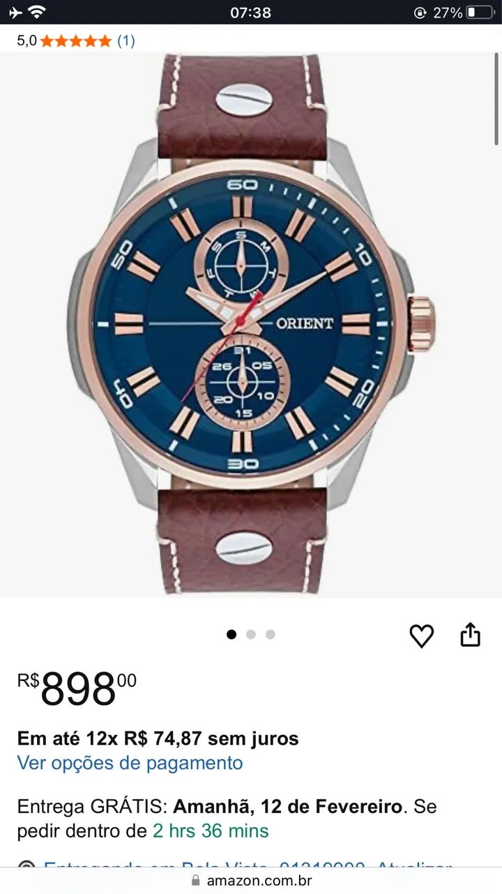 Relogio Orient 