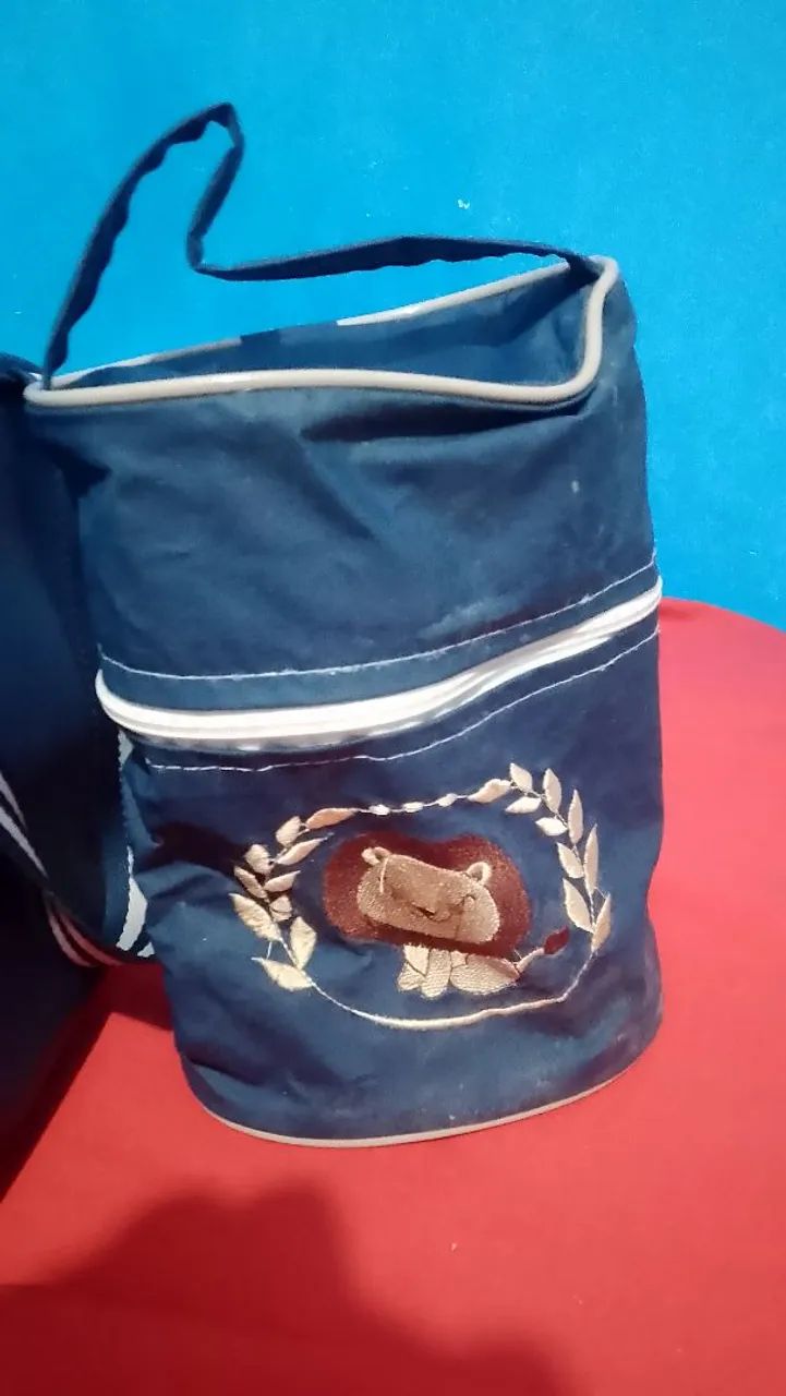 Kit bolsa maternidade mais, porta mamadeira  - Foto 3