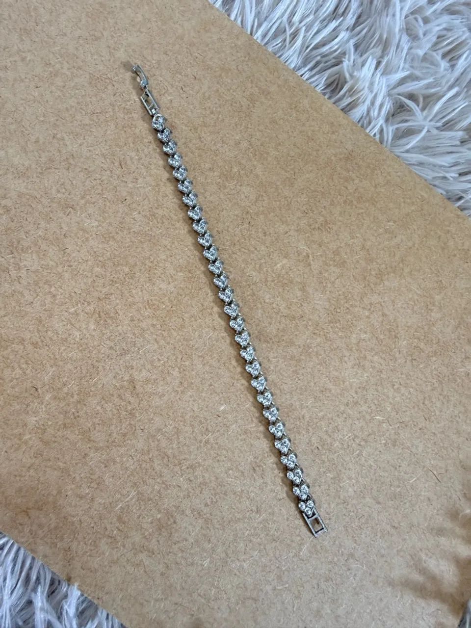 Pulseira Riviera Corações com Brilhantes ? - Foto 3