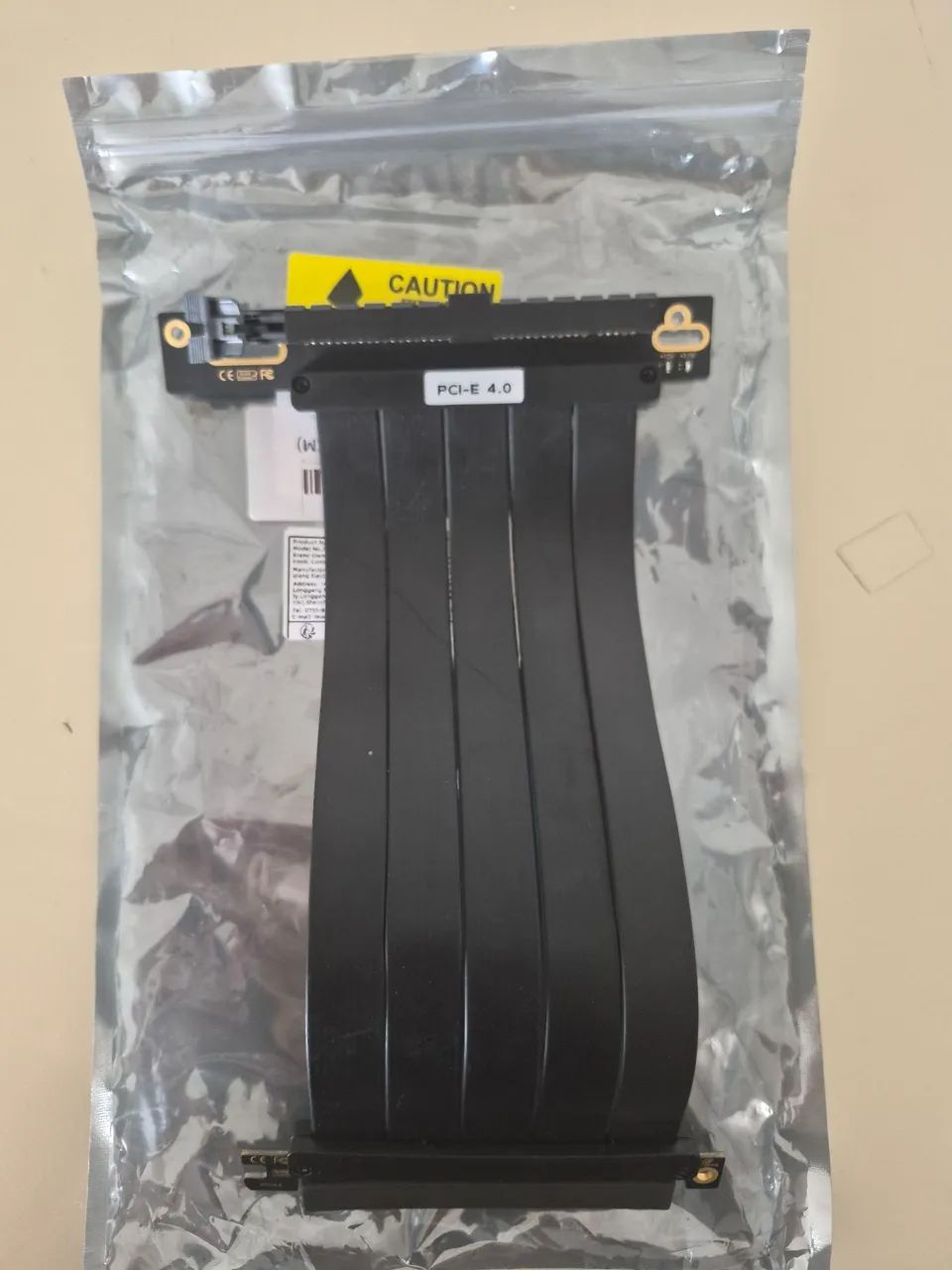 Cabo extensor gpu vertical riser pci 4.0 x16 teucer  - Foto 2