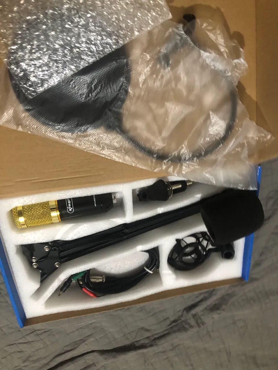 Kit Microfone Condensador semi novo - Foto 5