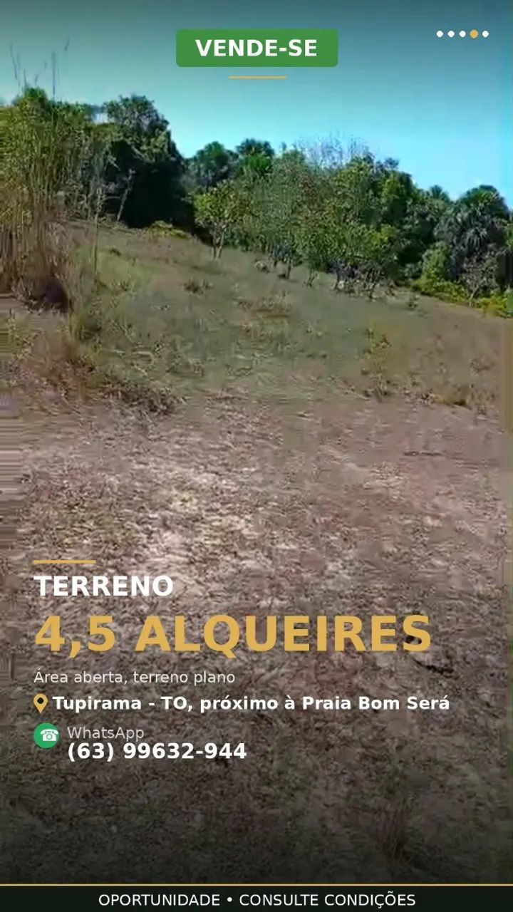 ? VENDA DE TERRA RURAL - 4,5 ALQUEIRES - Foto 2