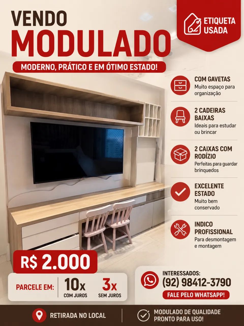 Modulado quarto infantil 