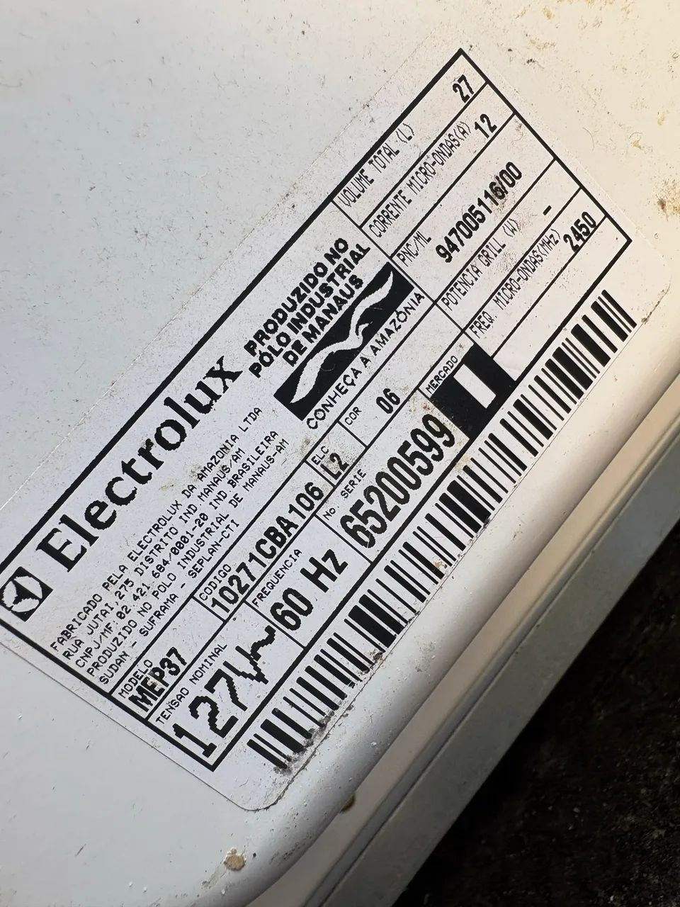 Ventoinha microondas Electrolux mep37 - Foto 4