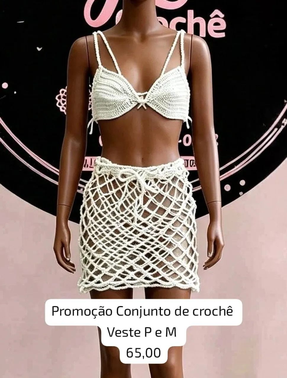 Promoção de roupas de crochê  - Foto 5